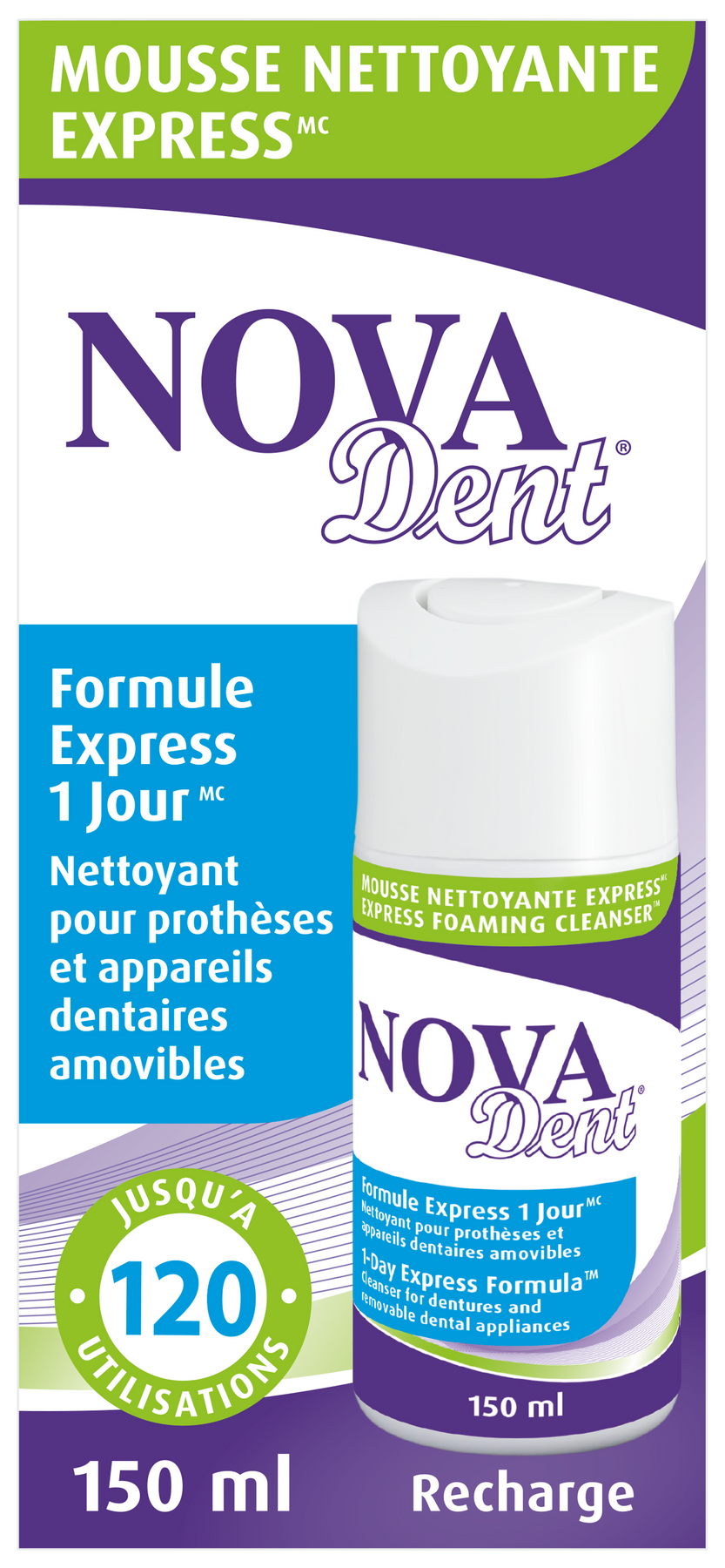 Mousse Nettoyante Express Novadent