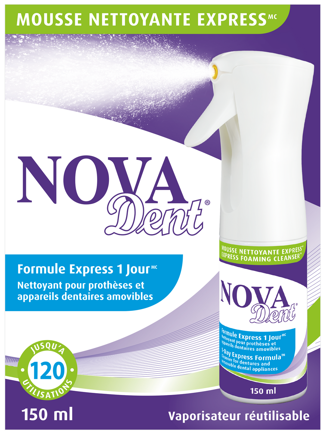 Novadent Express Foaming Cleanser