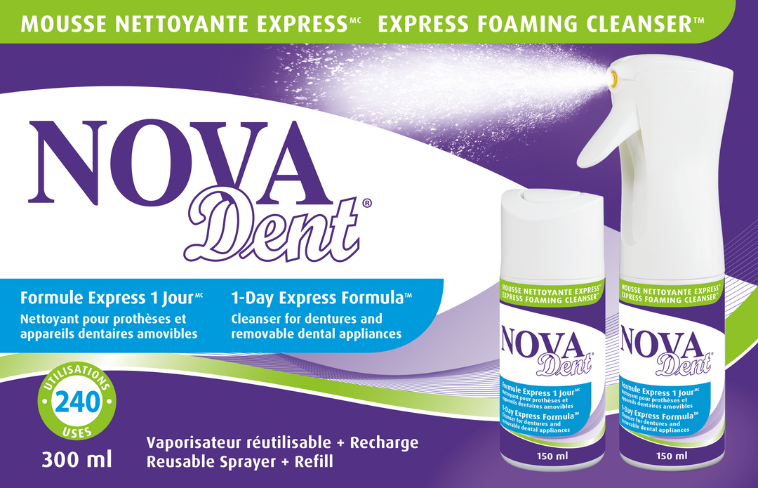Novadent Express Foaming Cleanser